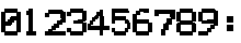 ชุดตัวเลขแสดงผลที่ใช้แสดงผลในจอ